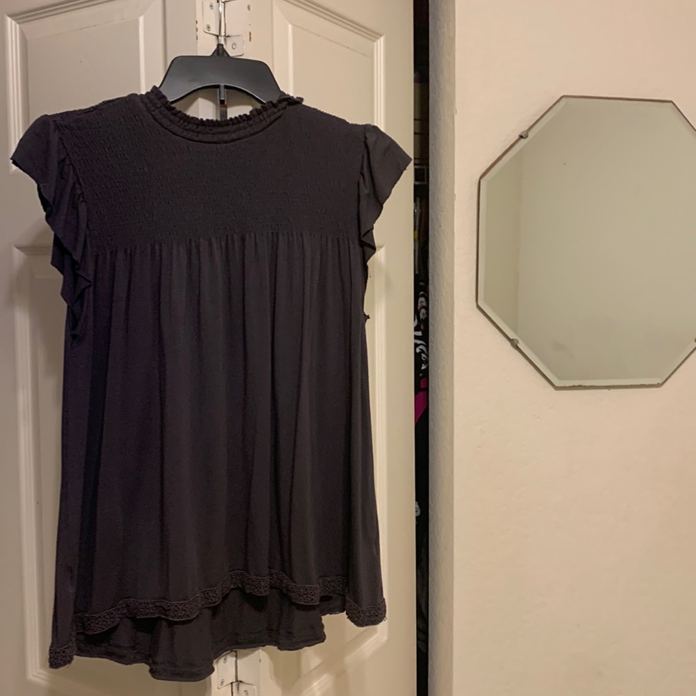 Rewind, gray, size medium top